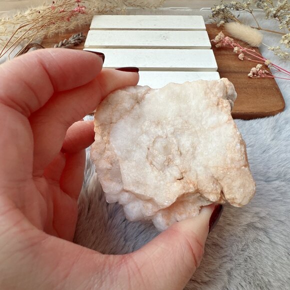 Beautiful Sahara Snow Quartz Crystal Cluster - Picture 4 of 7